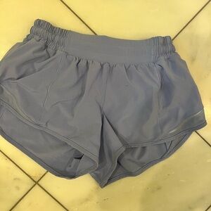 Light purple lulu shorts size 4